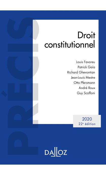 Droit constitutionnel 2020