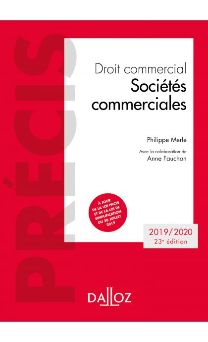 Droit commercial. Sociétés commerciales