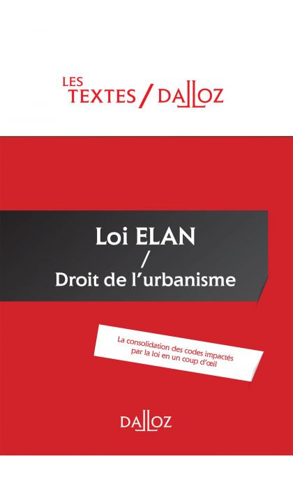 Loi ELAN / Droit de l'urbanisme