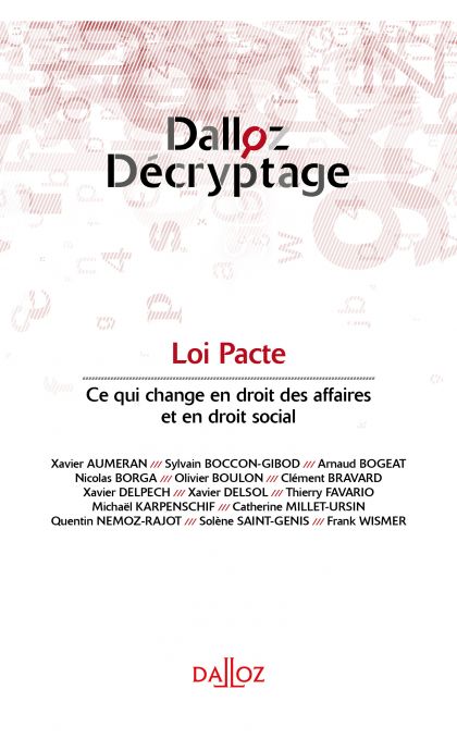 Loi PACTE