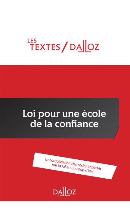 Loi pour une école de la confiance