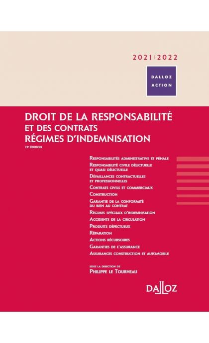 Droit de la responsabilité et des contrats 2021/22