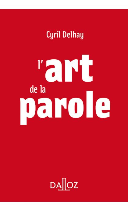 L'art de la parole
