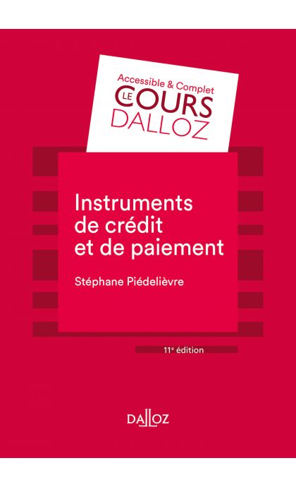 Instruments de paiement et de crédit