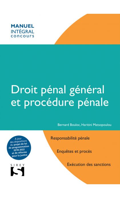 Droit pénal général et procédure pénale