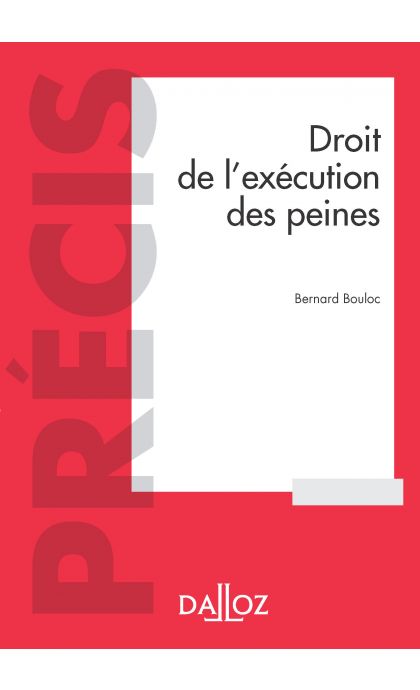 Droit de l'exécution des sanctions pénales
