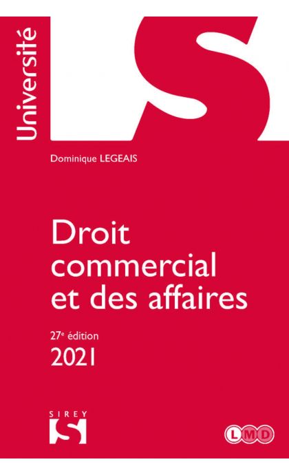 Droit commercial et des affaires 2021