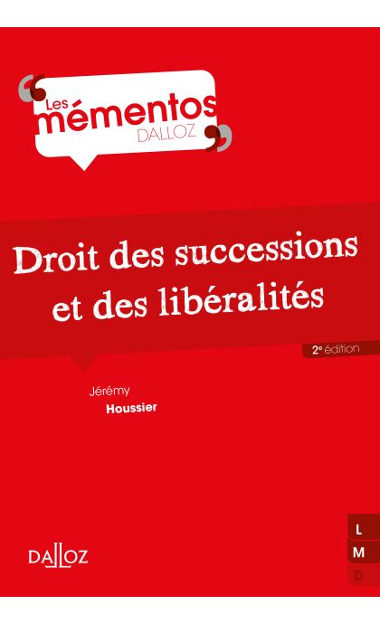 Droit des successions et des libéralités