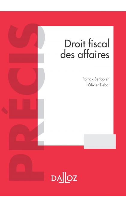 Droit fiscal des affaires 2020-2021