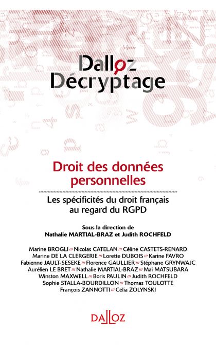 Droit des données personnelles