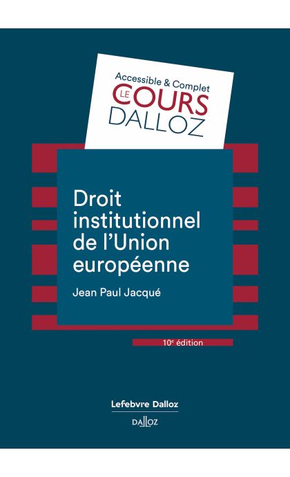 Droit institutionnel de l'Union européenne