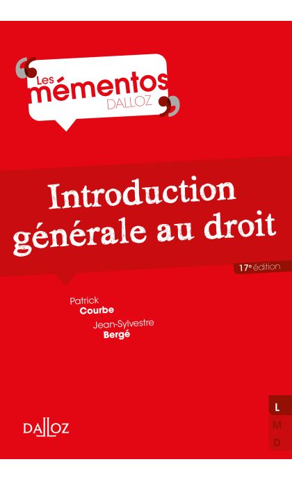 Introduction générale au droit
