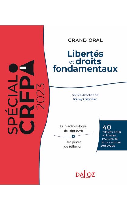 Libertés et droits fondamentaux 23.40 thèmes pour maîtriser l'actualité et la culture jurid