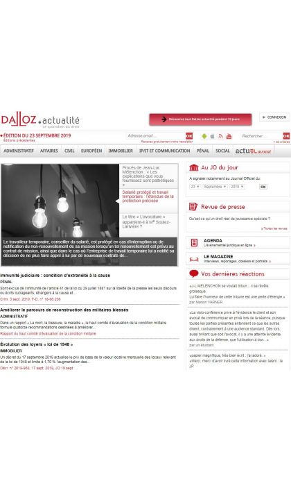 Dalloz actualité