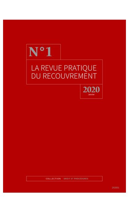 La revue pratique du recouvrement (-50% sur votre Revue 2021)