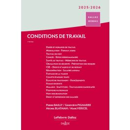 Conditions de travail 2025/2026