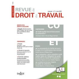 Revue de droit du travail  Revue  10/2019  Editions Dalloz